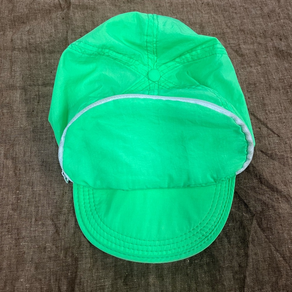 Neon Green Cap with pocket